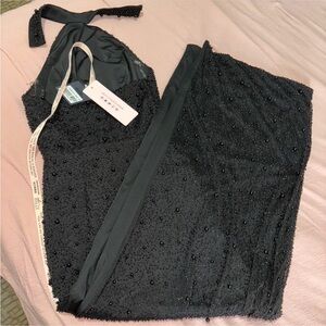 COPY - Princess Polly dress
POSITANO
Embellished High Neck Split Maxi Dress in …